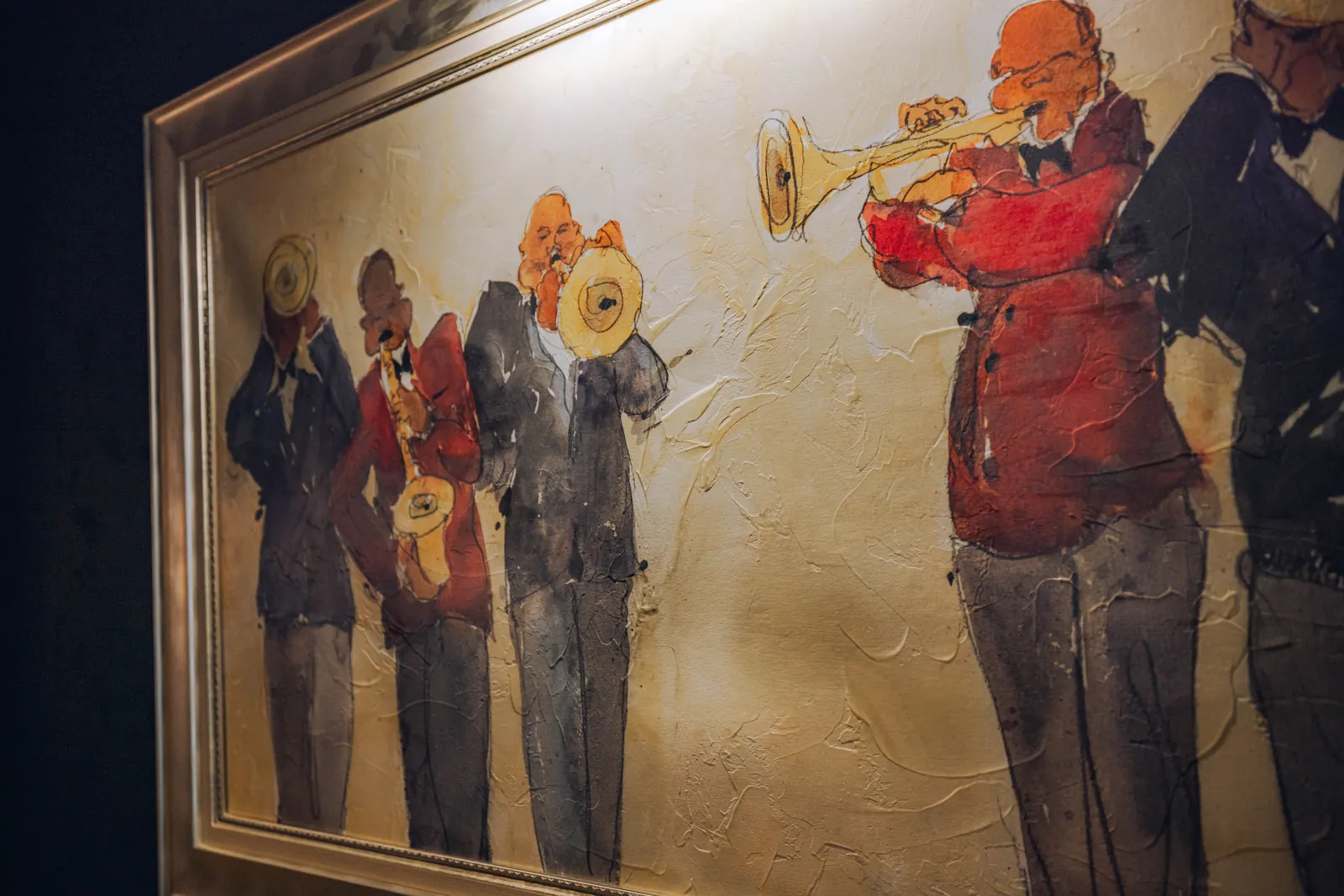 Signature mural in the Poker Room GTO club interior